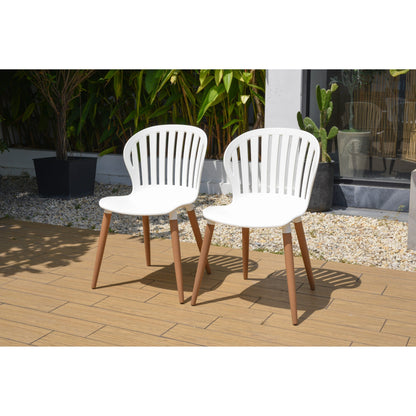 Amazonia Myers FSC Certified Wood 11pc Outdoor Dining Patio Set