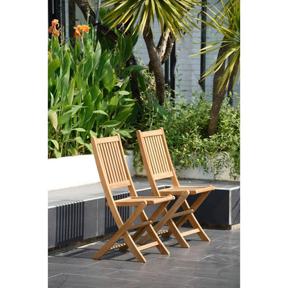Amazonia FSC Solid Teak Danielle 7 piece Outdoor Patio Dining Set - 7 Piece