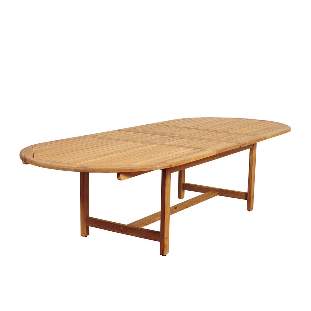 Amazonia FSC Teak Extendable Outdoor Patio Dining Set - 9piece