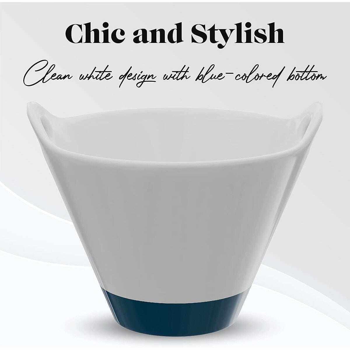 American Atelier Udon Ramen Handled Bowl w/ Chopsticks Rest Set of 2 - 25 oz