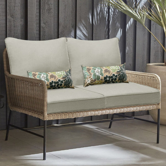 Aoodor 24 x 24 Patio Furniture Outdoor Deep Seat Cushions Set of 2