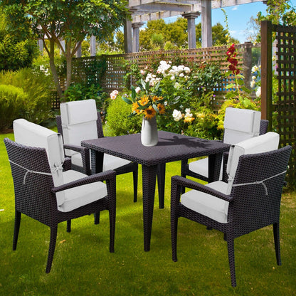 Aoodor Patio High Back Chair Cushions Set of 4, 46x21x4 Inches(Only Cushions)