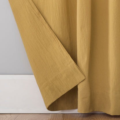 Archaeo Washed Cotton Twist Tab Curtain, Single Panel