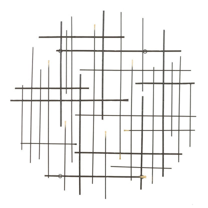 Carson Carrington Idakra Modern Metal Wall Decor - 28H x 28W x 1.5D