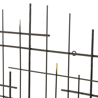 Carson Carrington Idakra Modern Metal Wall Decor - 28H x 28W x 1.5D