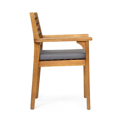 Atlantic Outdoor 8 Seater Acacia Wood Dining Set by Christopher Knight Home