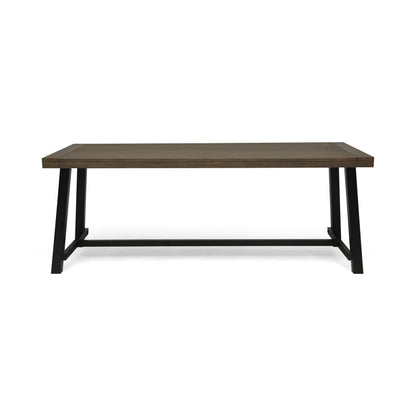 Atlantic Outdoor 8 Seater Acacia Wood Dining Set by Christopher Knight Home