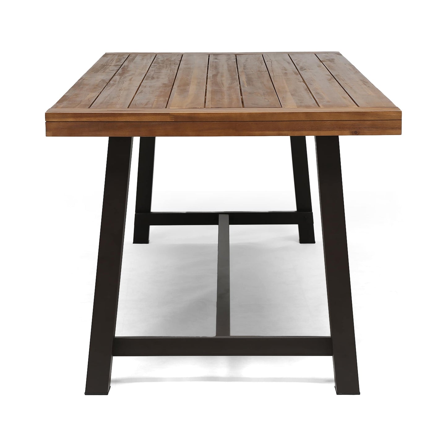 Atlantic Outdoor 8 Seater Acacia Wood Dining Set by Christopher Knight Home