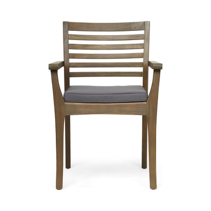 Atlantic Outdoor 8 Seater Acacia Wood Dining Set by Christopher Knight Home