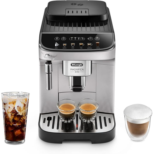 Automatic Espresso Machine with Manual Frother, Built-in Grinder, ECAM29043SB