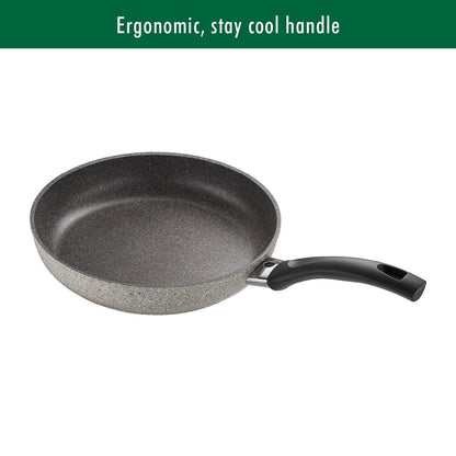 BALLARINI Parma by HENCKELS Forged Aluminum Nonstick Fry Pan, Made in Italy - Granite