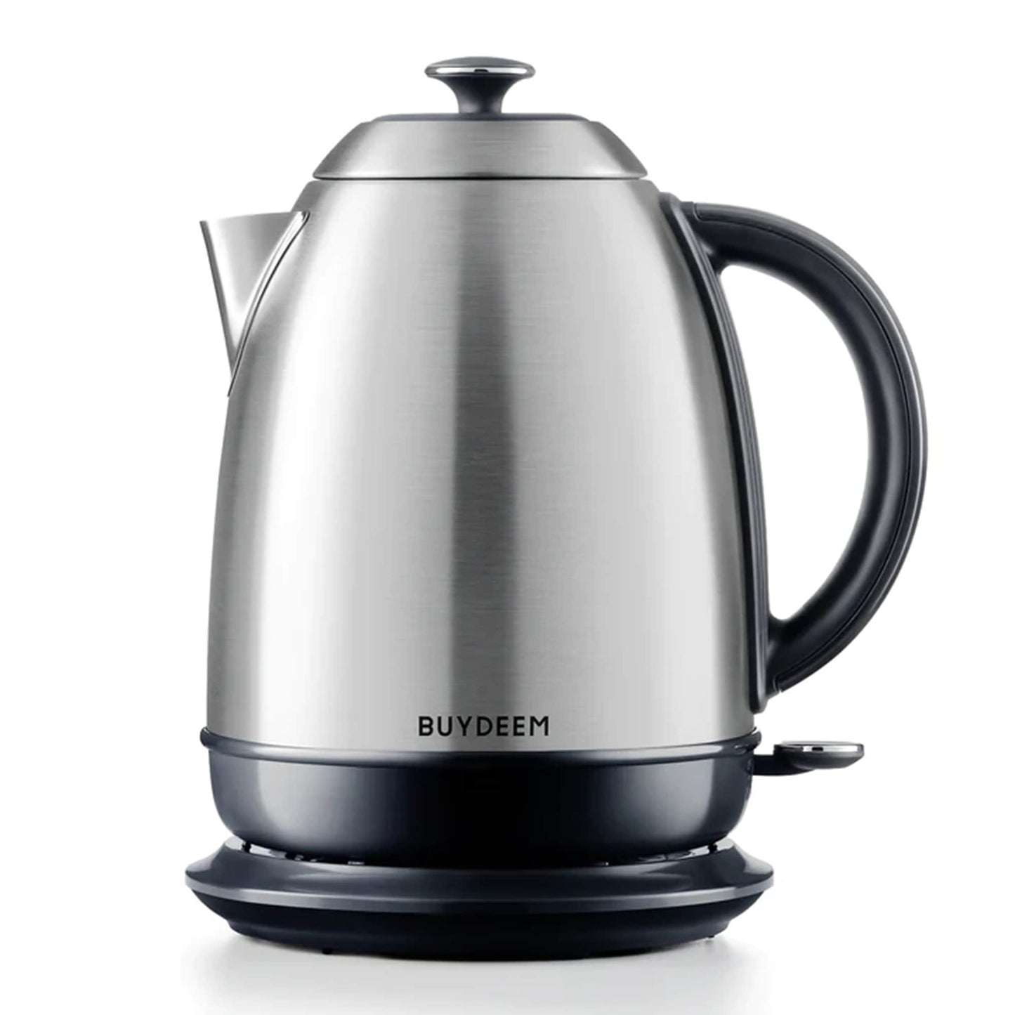 BUYDEEM 1.7L Stainless Steel Electric Tea Kettle with Auto Shut-Off and Boil Dry Protection