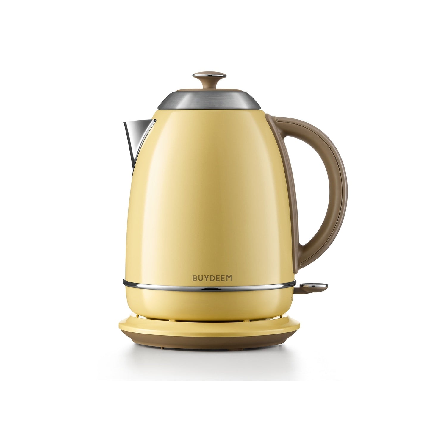 BUYDEEM 1.7L Stainless Steel Electric Tea Kettle with Auto Shut-Off and Boil Dry Protection