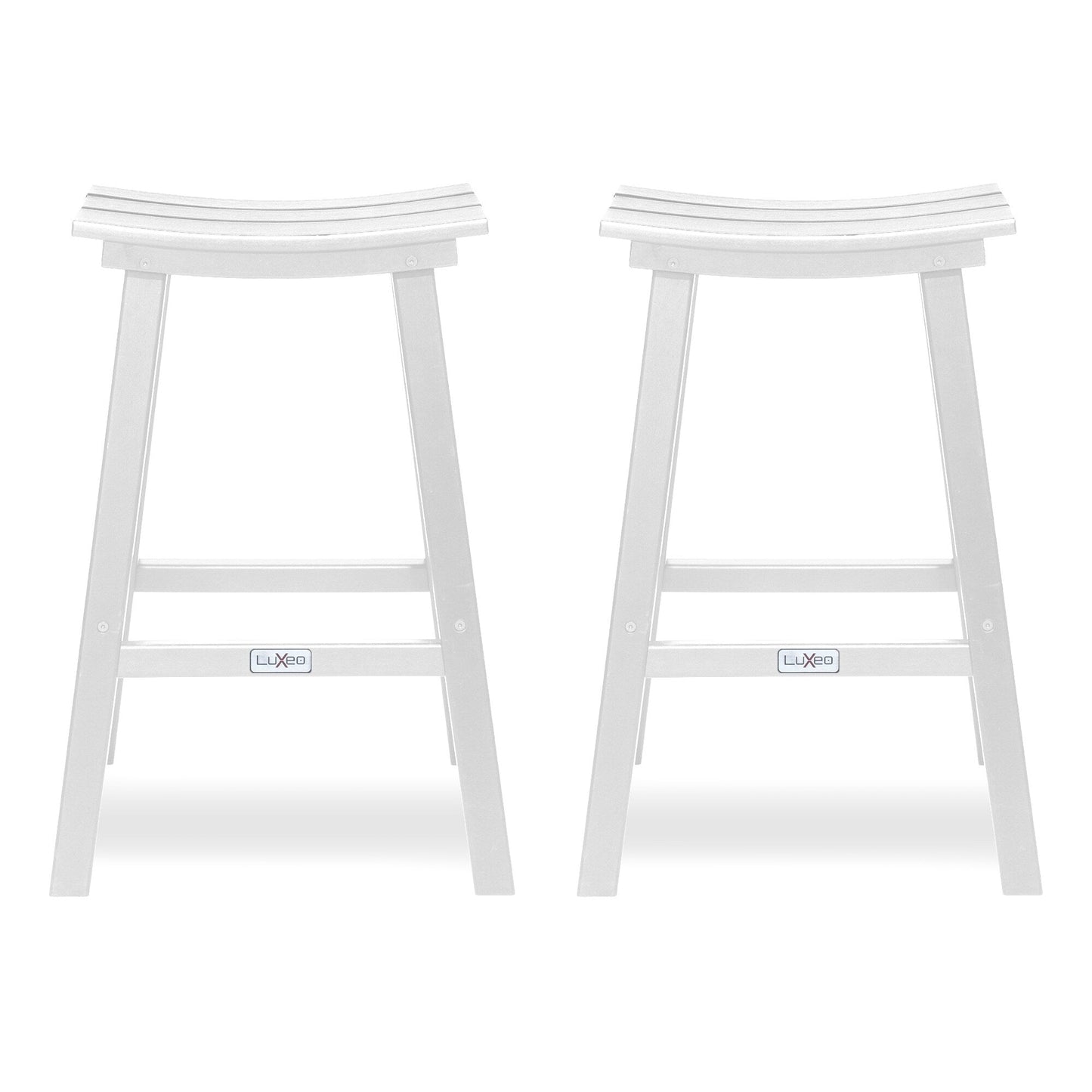 LuXeo Bailey-Cabo Serving Bar Counter, 3-Piece Set