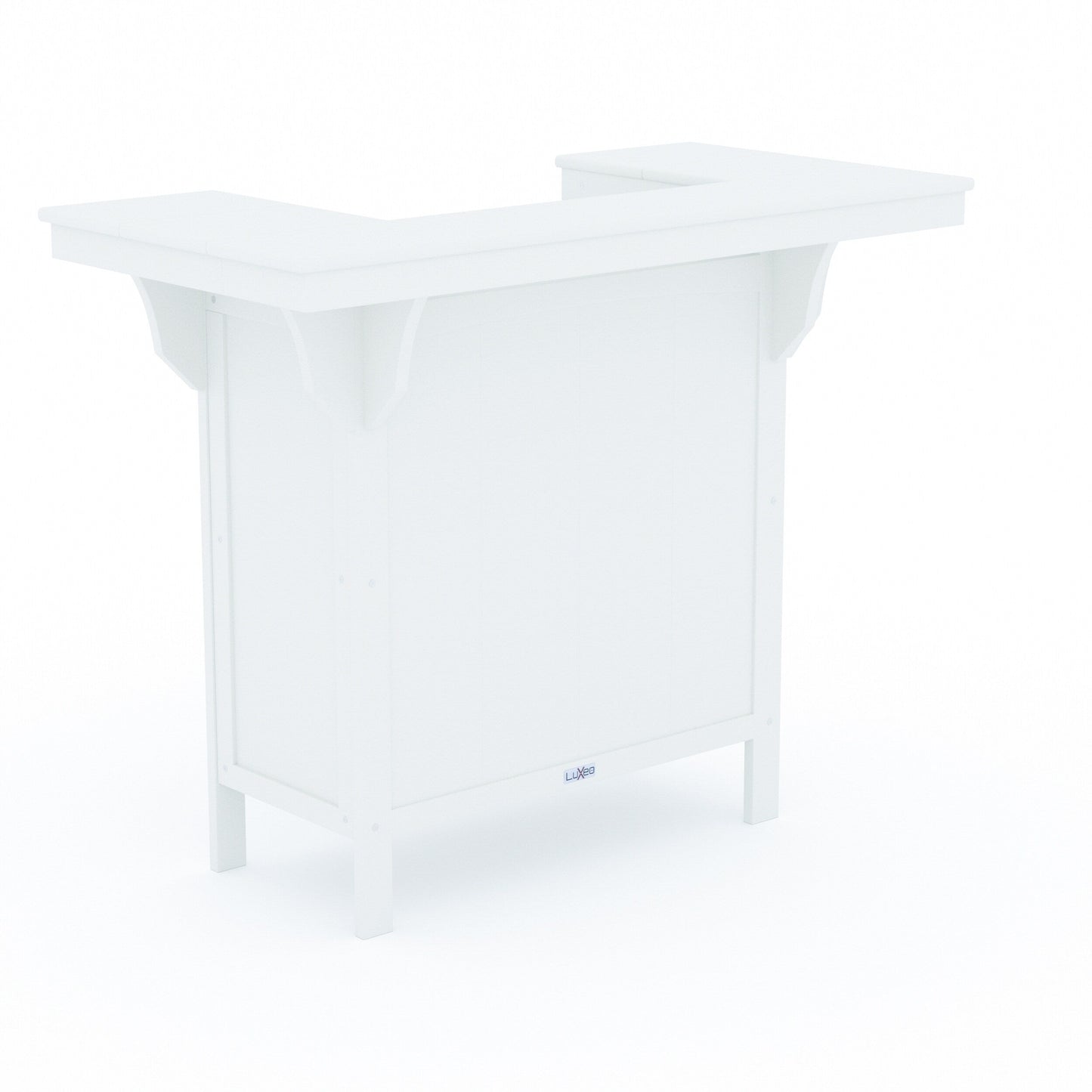 LuXeo Bailey-Cabo Serving Bar Counter, 3-Piece Set