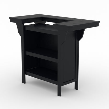 LuXeo Bailey-Cabo Serving Bar Counter, 3-Piece Set