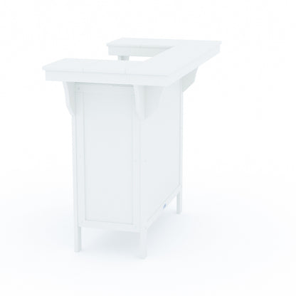 LuXeo Bailey-Cabo Serving Bar Counter, 3-Piece Set