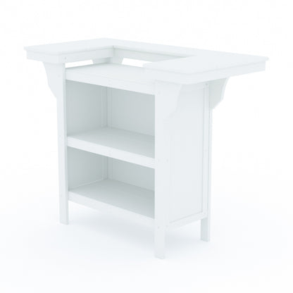 LuXeo Bailey-Cabo Serving Bar Counter, 3-Piece Set