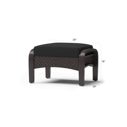 Barcelo 5 Piece Sunbrella Outdoor Patio Motion Club Chair & Ottoman Set