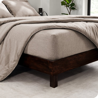 Bare Home Heathered Bed-in-a-Bag - Comforter Set & Sheet Set