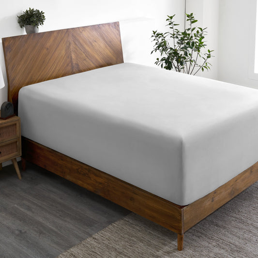 Bare Home Ultra-Soft Microfiber 22 Inch Extra Deep Pocket Fitted Sheet