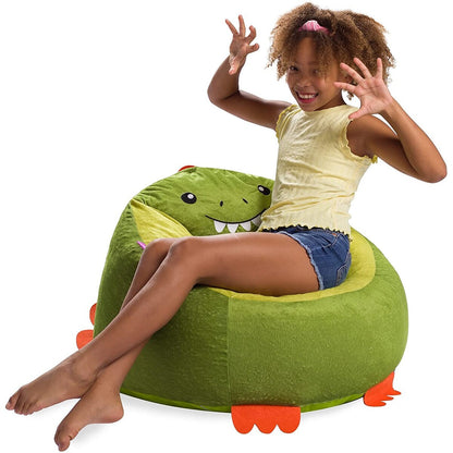 Bean Bag, Soft and Cozy Animal Bean Bag Chair - Child Proof Closure