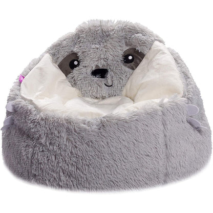 Bean Bag, Soft and Cozy Animal Bean Bag Chair - Child Proof Closure