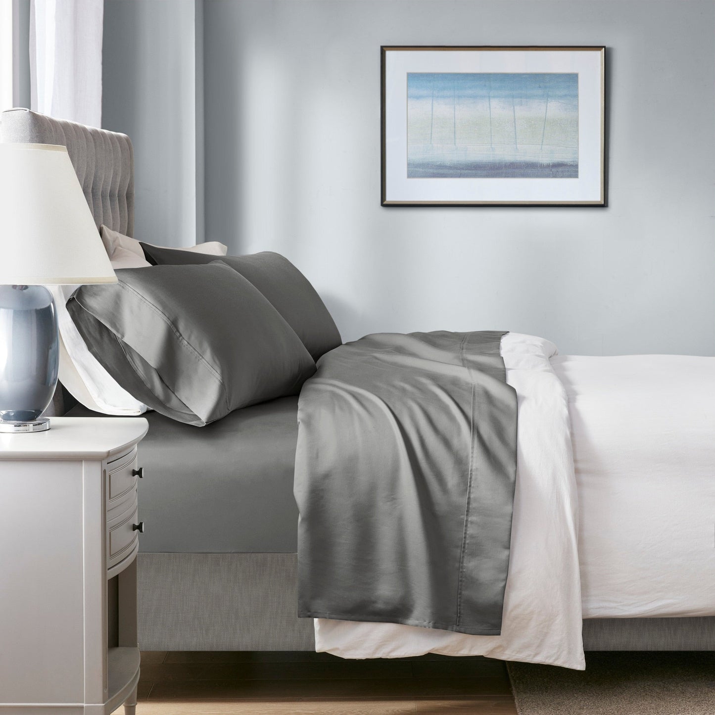 Beautyrest 1000 Thread Count Cotton Blend Cooling 4 PC Sheet Set