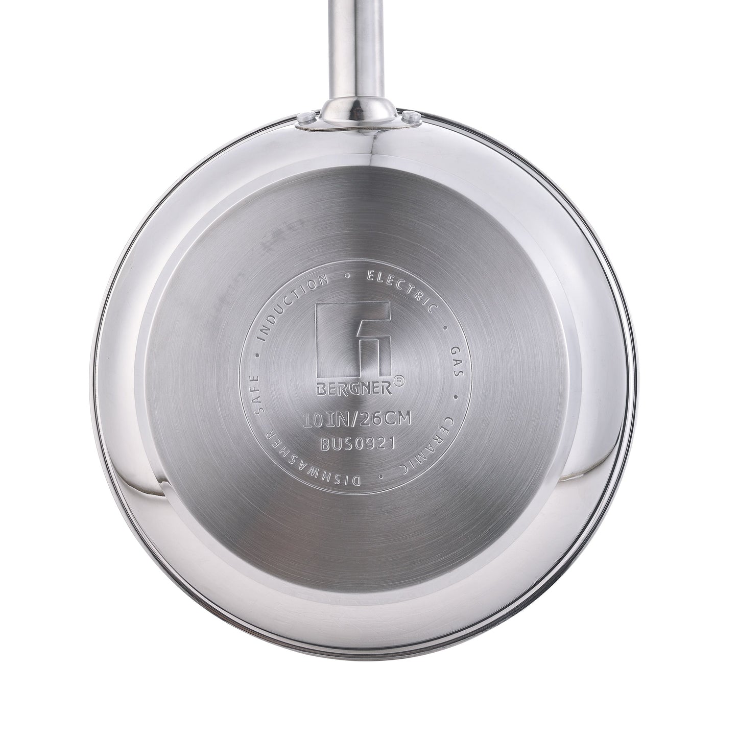 Bergner 12-Piece Stainless Steel Dishwasher Safe Induction Ready Set