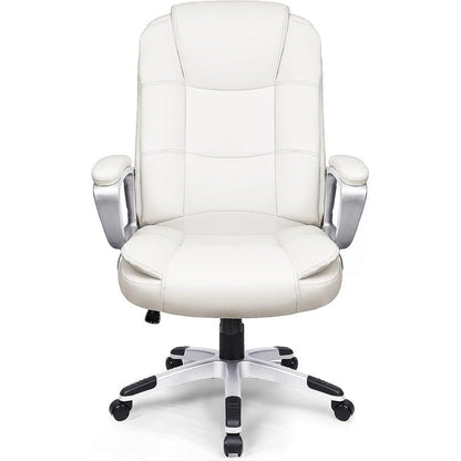 Bossin Big and Tall Office Chair High Back Executive Chair Ergonomic Adjustable Executive Leather Chair,400lbs