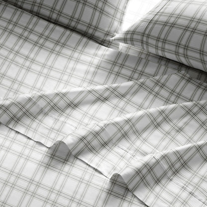 Brielle Home Cotton Percale Printed Bedsheet Set