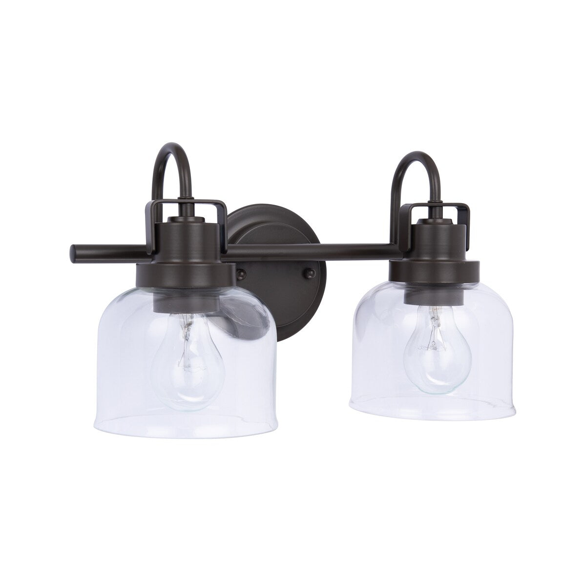 Brio Lighting Brighton Farmhouse 2-Light Dimmable Bathroom Vanity Light