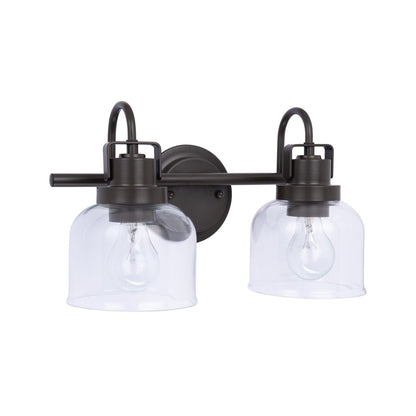 Brio Lighting Brighton Farmhouse 2-Light Dimmable Bathroom Vanity Light