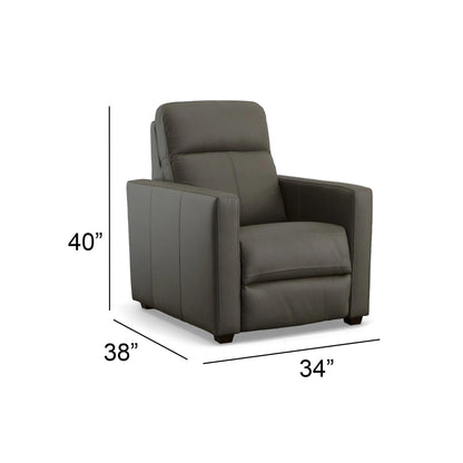 Broadway Premium Leather Power Recliner with Power Headrest by Flexsteel