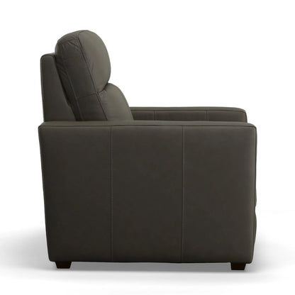 Broadway Premium Leather Power Recliner with Power Headrest by Flexsteel