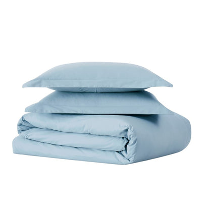 Brooklyn Loom Tight-Weave Cotton Percale Duvet Set