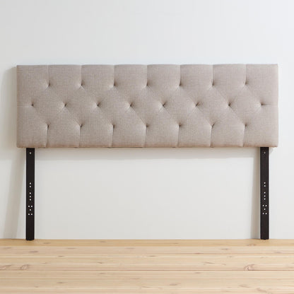 Brookside Kaylee Adjustable Square & Diamond Tufted Upholstered Headboard