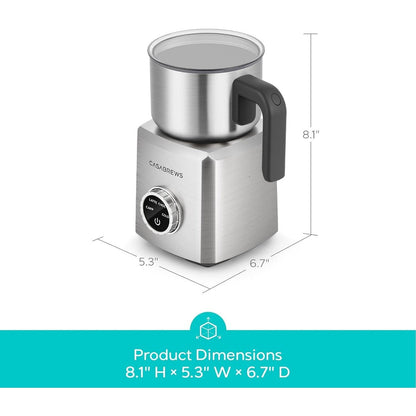 CASABREWS ARTIST Electric Milk Frother 4-in-1 for Hot & Cold - N/A