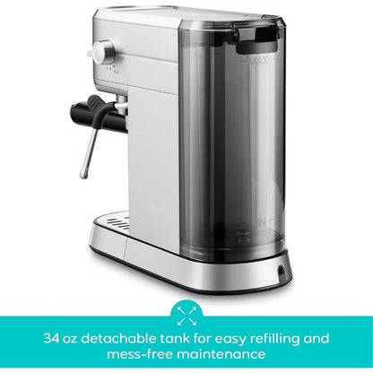 CASABREWS CM5418 Espresso Machine 20 Bar with Milk Frothing Steam Wand