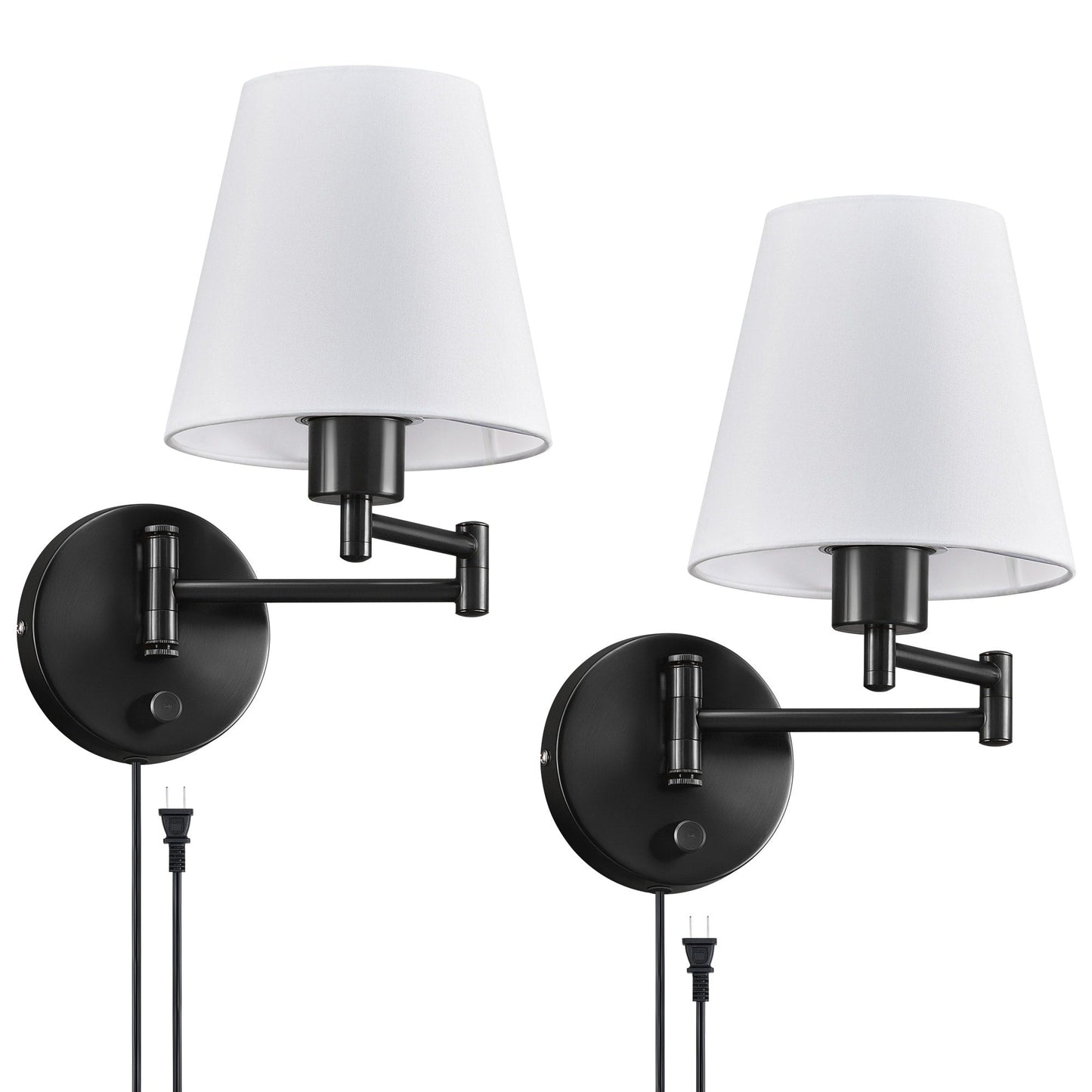 CO-Z Plug-in Swing Arm Wall Mount Sconce