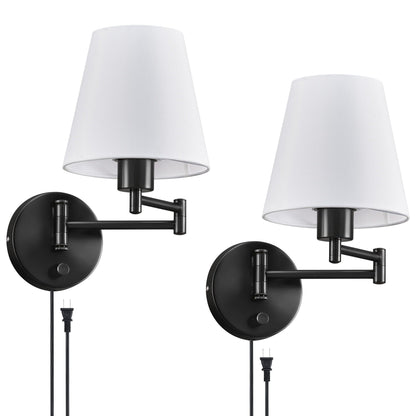 CO-Z Plug-in Swing Arm Wall Mount Sconce