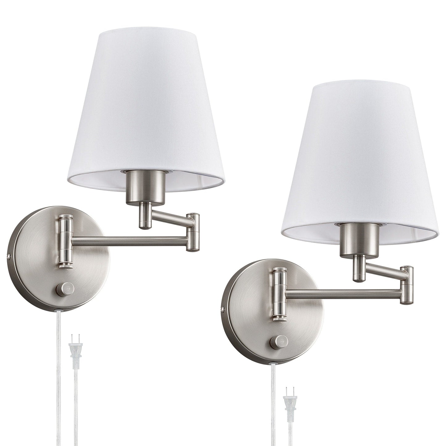 CO-Z Plug-in Swing Arm Wall Mount Sconce