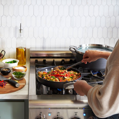 Calphalon Premier Space-Saving Hard-Anodized Nonstick 8-Quart Multi-Pot & Lid
