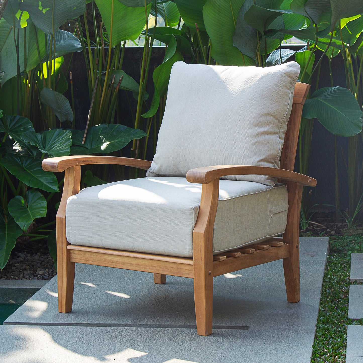 Cambridge Casual Caterina 4-piece Teak Patio Conversation Set
