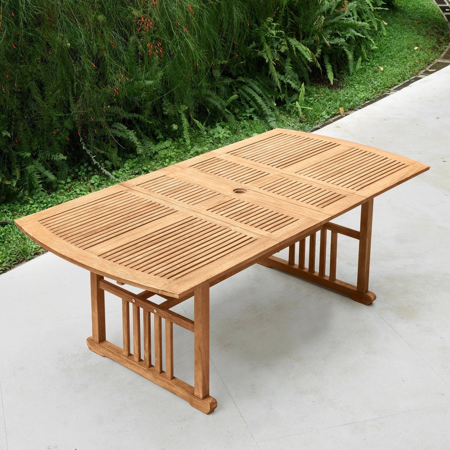 Cambridge Casual Caterina 6-Piece Teak Outdoor Extendable Dining Set