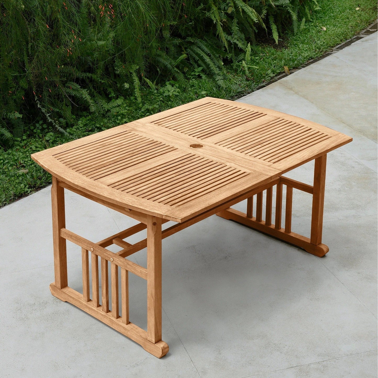 Cambridge Casual Caterina 6-Piece Teak Outdoor Extendable Dining Set