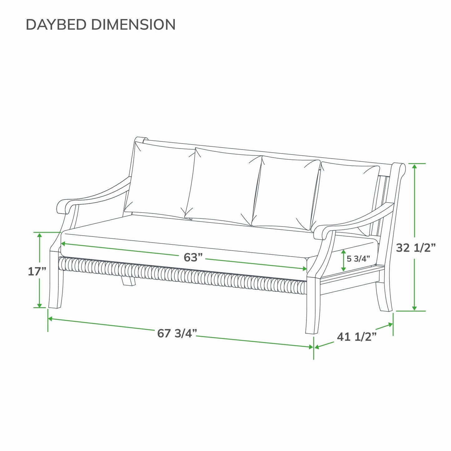 Cambridge Casual Chara 5-piece Teak Patio Conversation Set