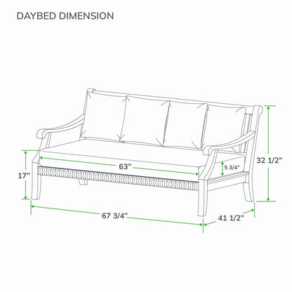 Cambridge Casual Chara 5-piece Teak Patio Conversation Set
