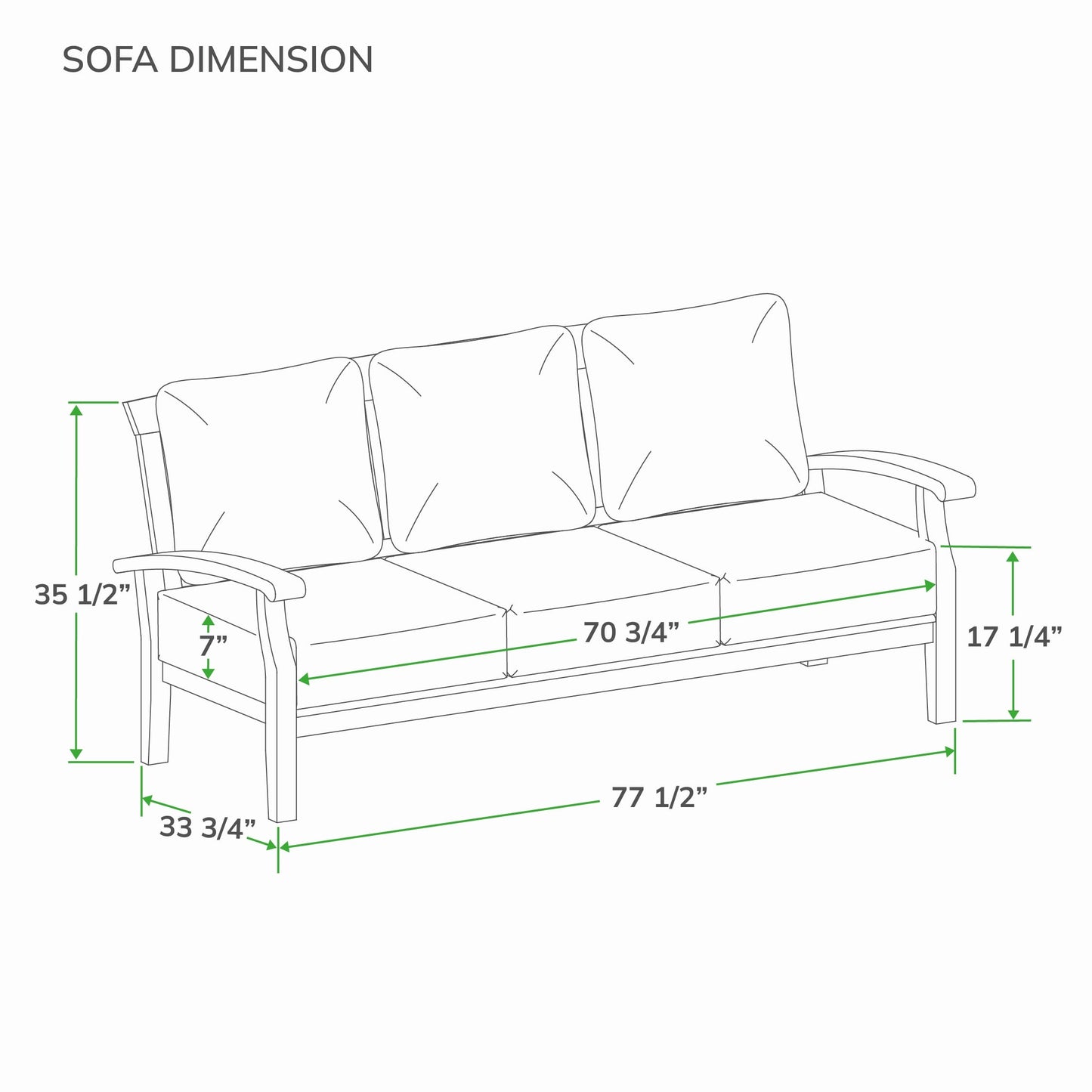 Cambridge Casual Leon 5-piece Teak Wood Patio Conversation Set