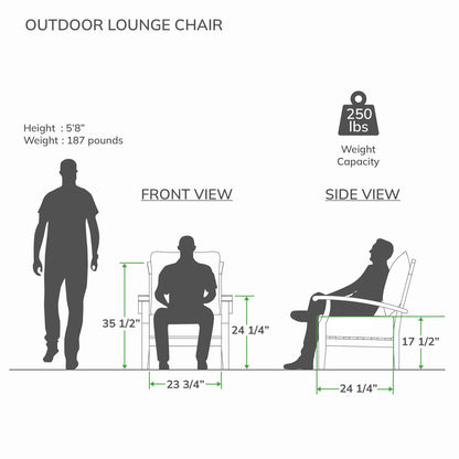Cambridge Casual Leon 5-piece Teak Wood Patio Conversation Set